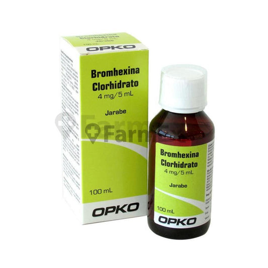 Bromhexina Jarabe 4 mg / 5 ml x 100 ml (Ley Cenabast) OPKO