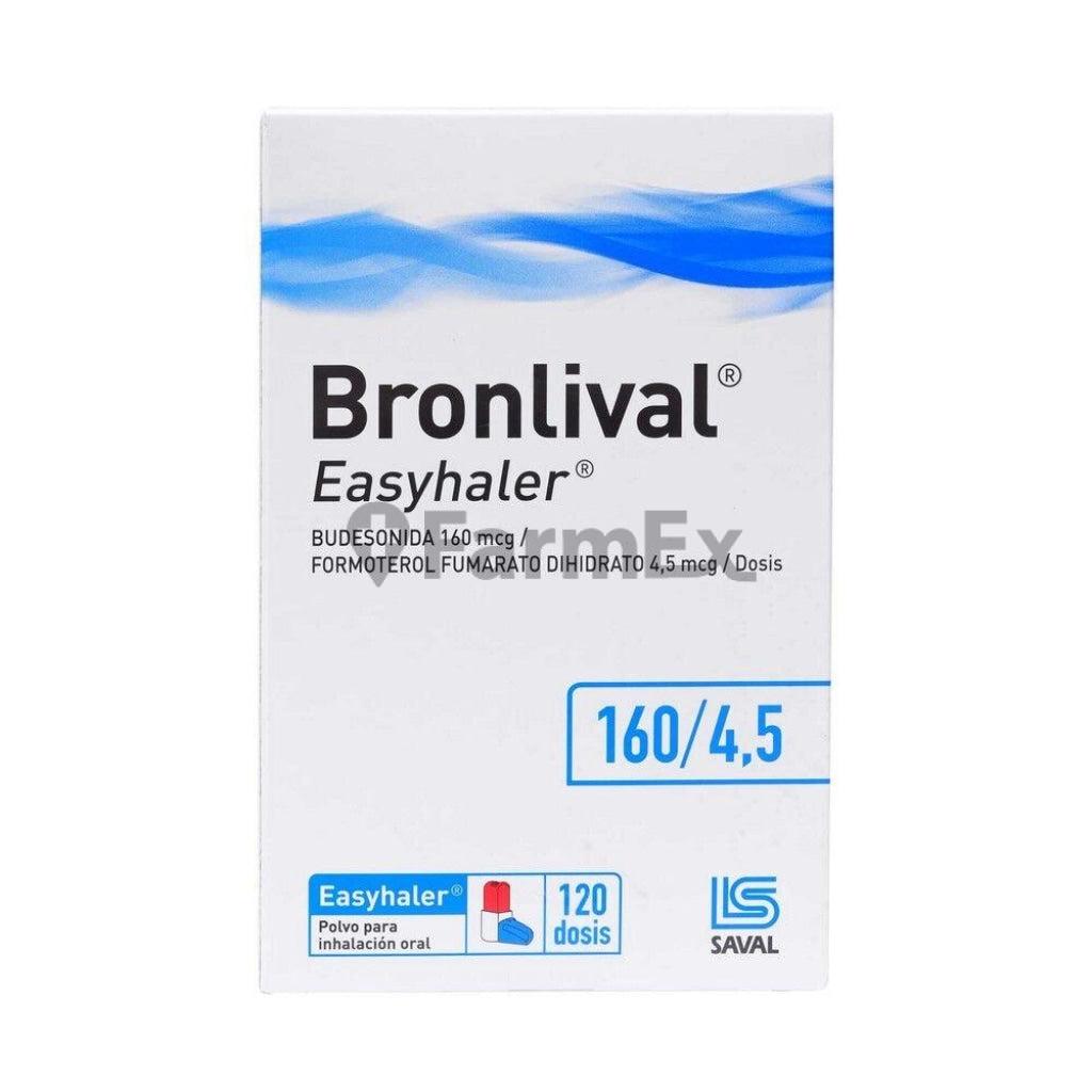 Bronlival EasyHaler Polvo para Inhalacion Nasal 160 / 4,5 mcg x 120 dosis LAB. SAVAL