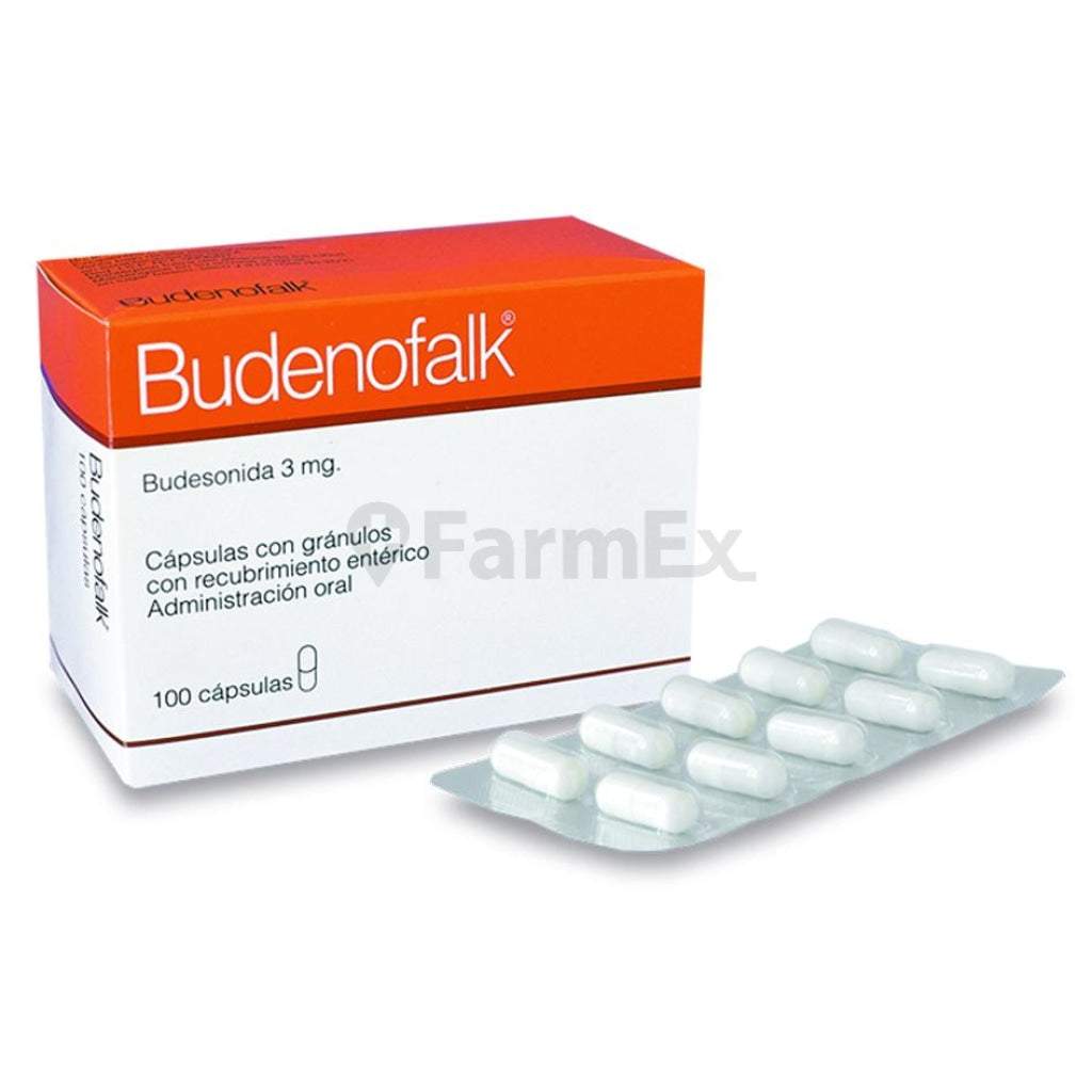 Budenofalk® 3mg x 100 cápsulas Gránulos Recubrimiento Entérico BIOTOSCANA