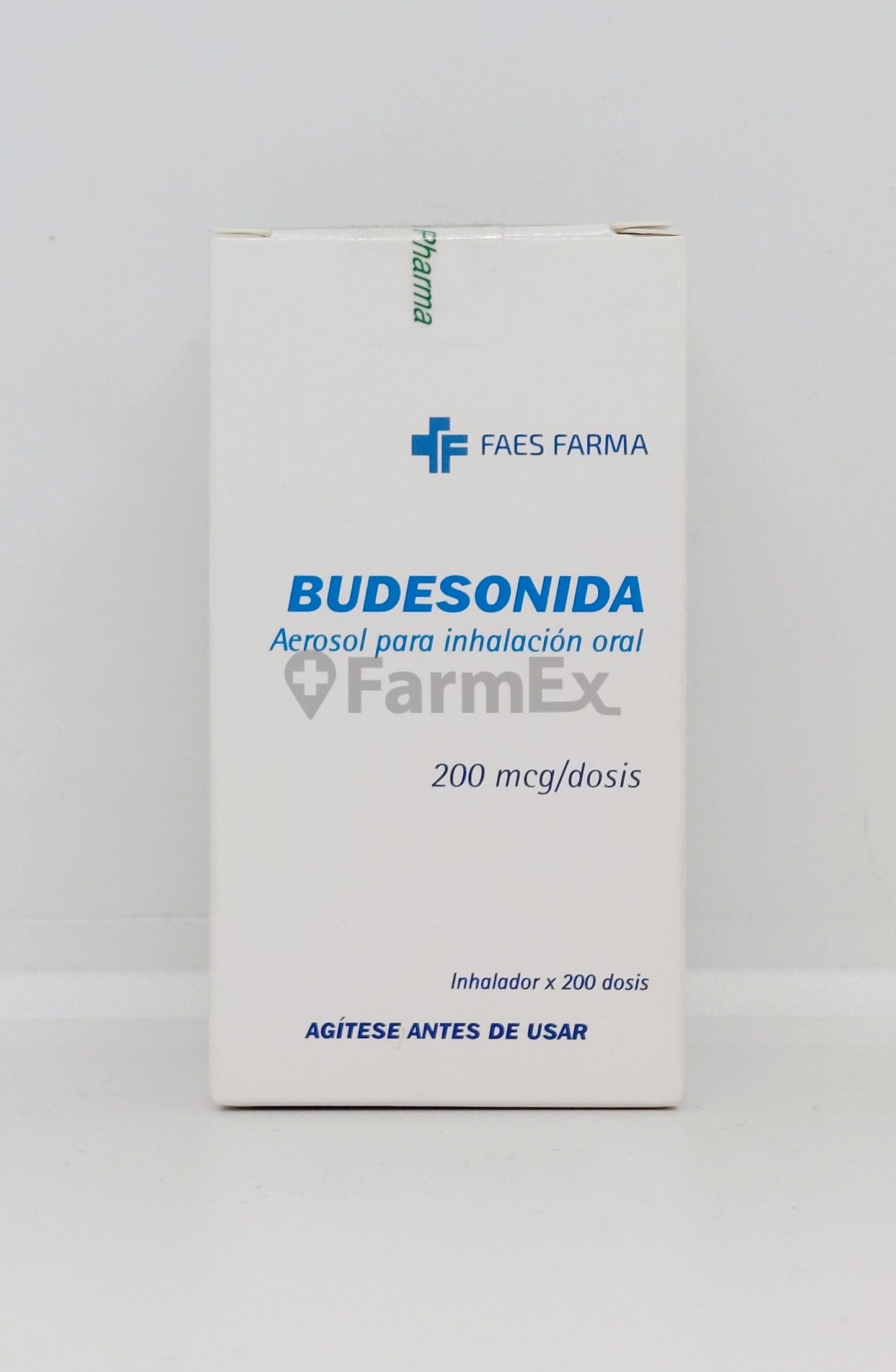 Budesonida Aerosol para Inhalación 200 mcg / dosis FAES FARMA