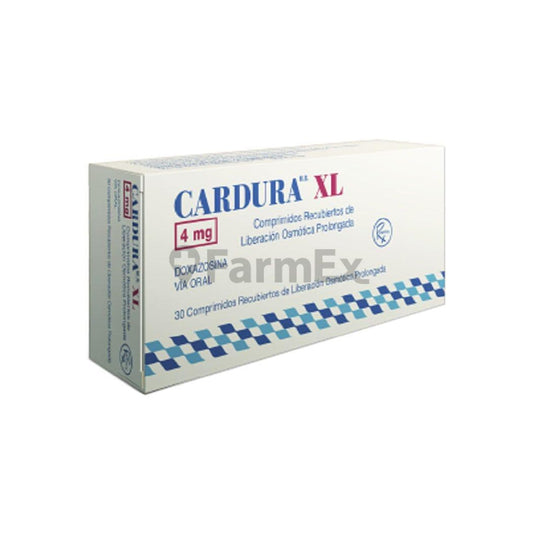 Cardura XL 4 mg x 30 comprimidos PFIZER