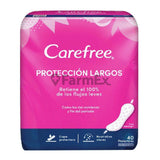 Carefree "Protección largos" x 40 unidades