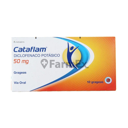 Cataflam 50 mg x 10 grageas NOVARTIS