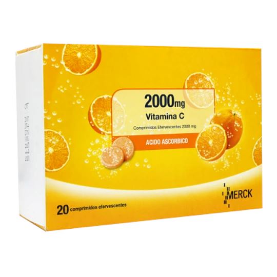 Cebion Vitamina C 2000 mg x 20 comprimidos MERCK 