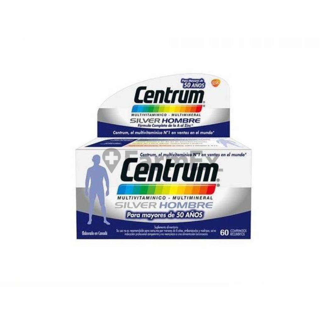 Centrum Silver Hombre x 60 comprimidos Pfizer