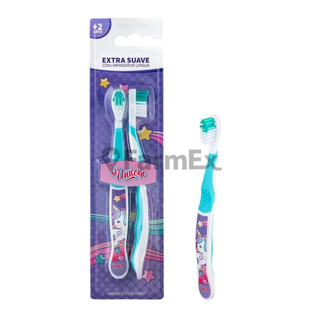 Cepillo Dental Infantil "Unicornio" x 2 unidades Gelatti