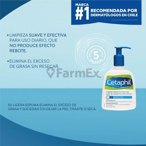 Cetaphil Limpiador Liquido "Piel Grasa" x 237 mL