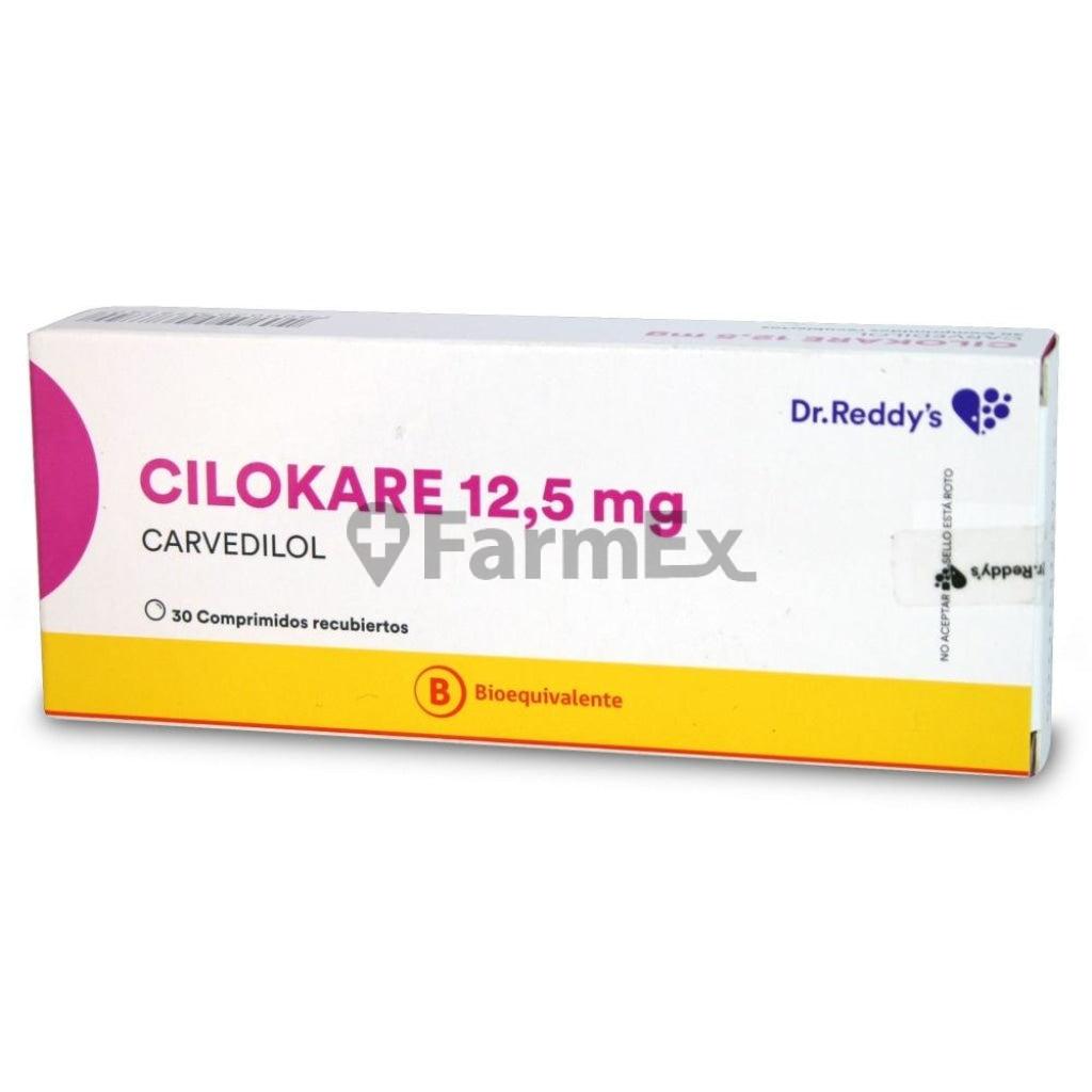 Cilokare Carvedilol 12,5 mg x 30 comprimidos ETEX