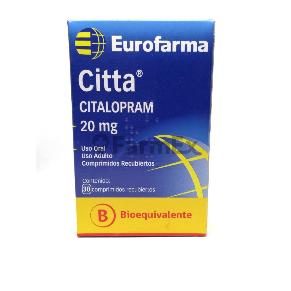 Citta 20 mg x 30 comp. EUROFARMA