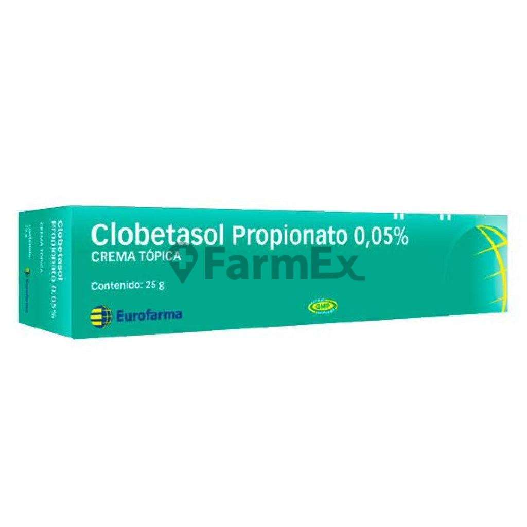 Clobetasol Propionato Crema Topica 0.05% x 25 g. EUROFARMA