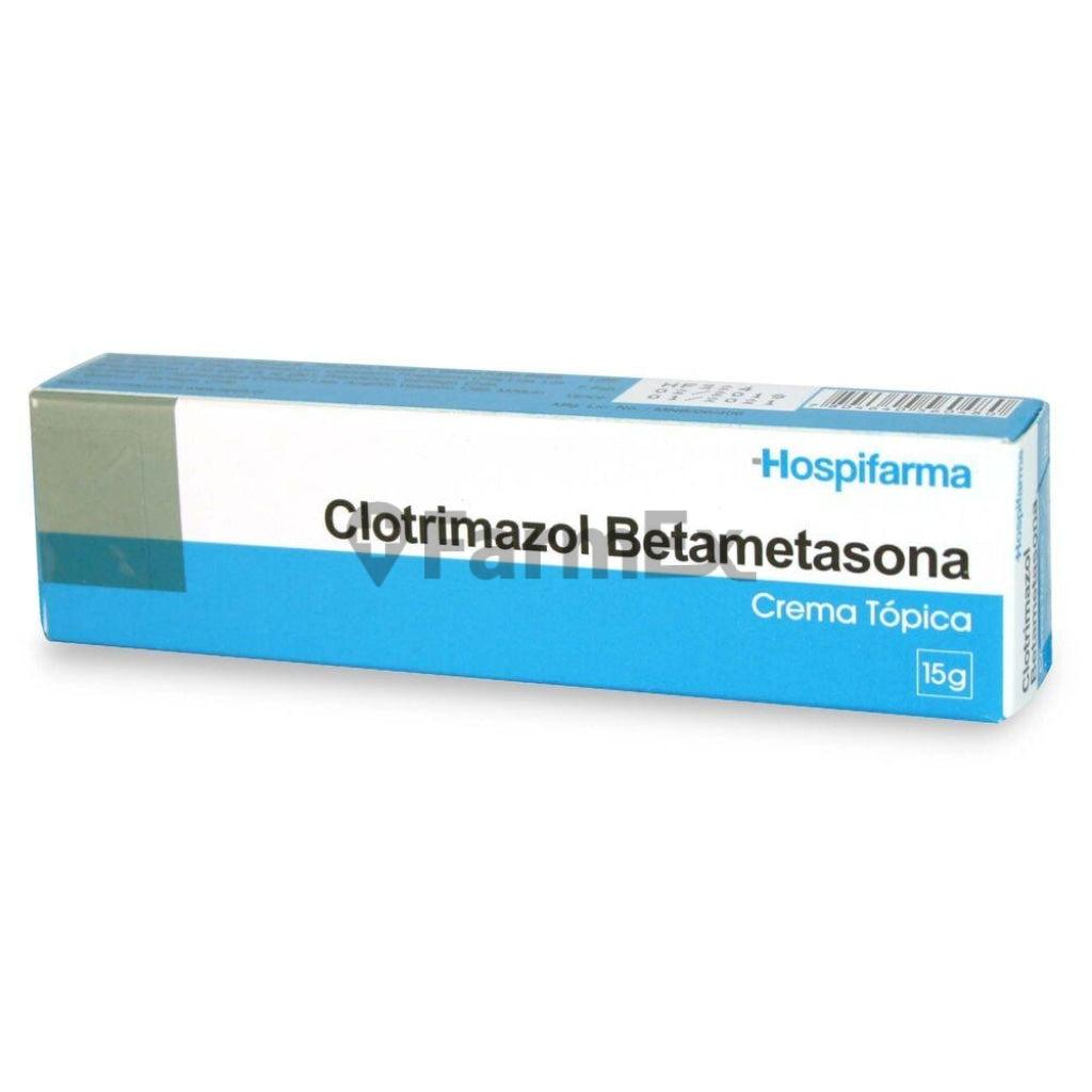 Clotrimazol + Betametasona Crema 15 g. HOSPIFARMA