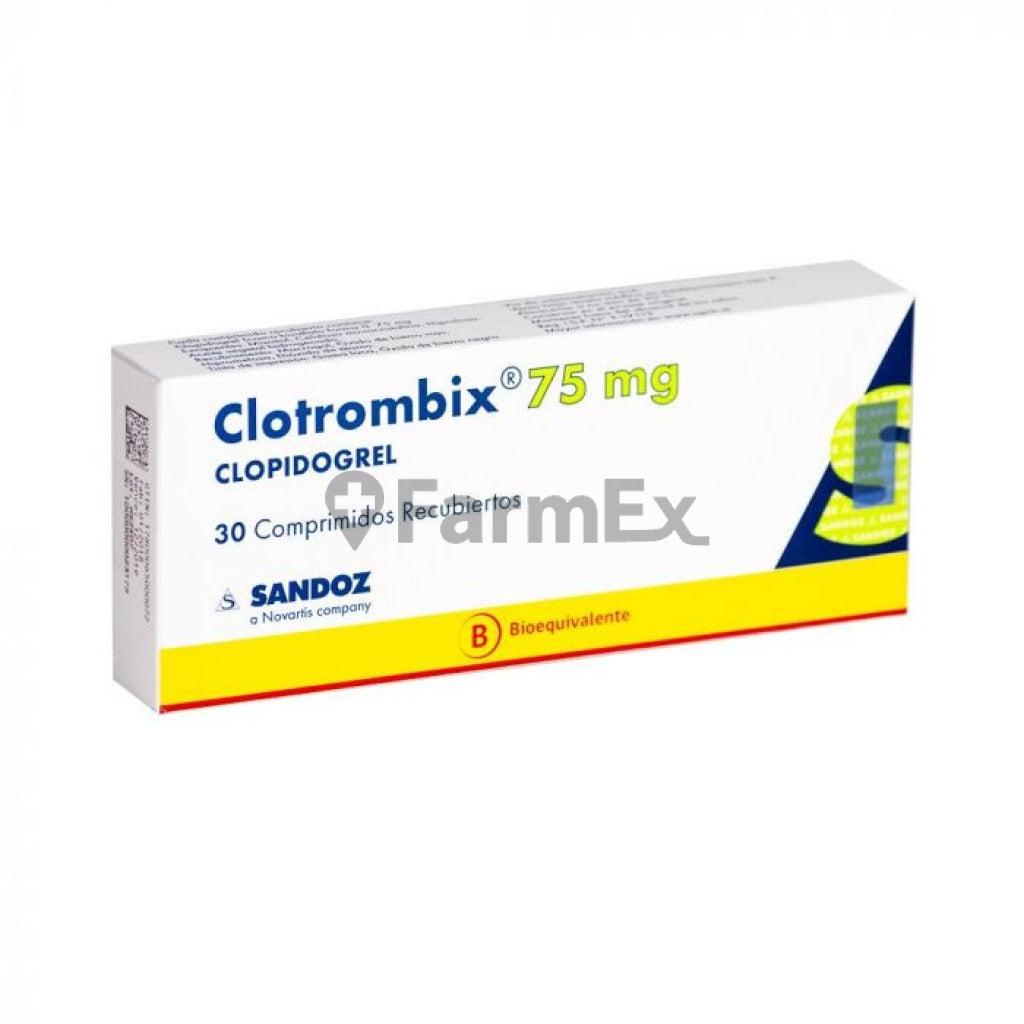 Clotrombix 75 mg x 30 comprimidos sandoz