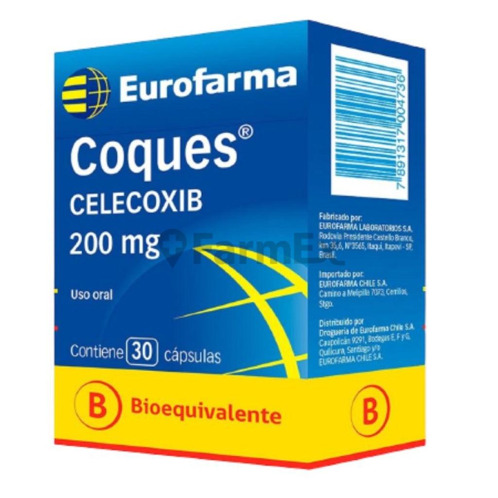 Coques Celecoxib 200 mg x 30 capsulas EUROFARMA