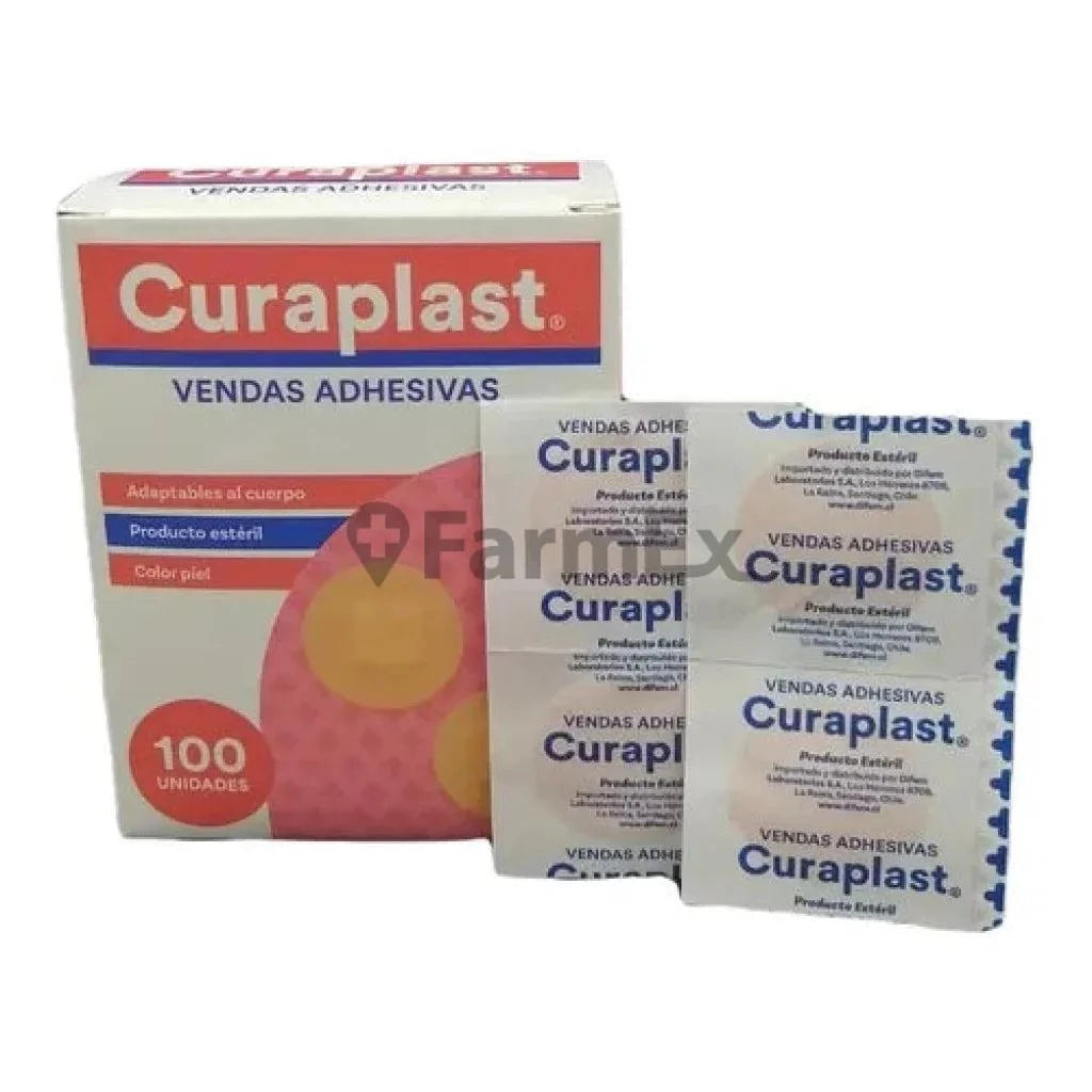 Curaplast vendas adhesivas x 100 unidades Difem Laboratorios S.A.