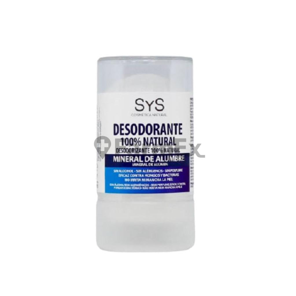 Desodorante Natural Alumbre x 120 g SyS