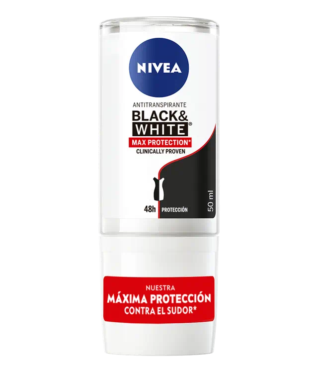 Desodorante Nivea Roll On "B&W Max Protection" 48H x 50 mL NIVEA
