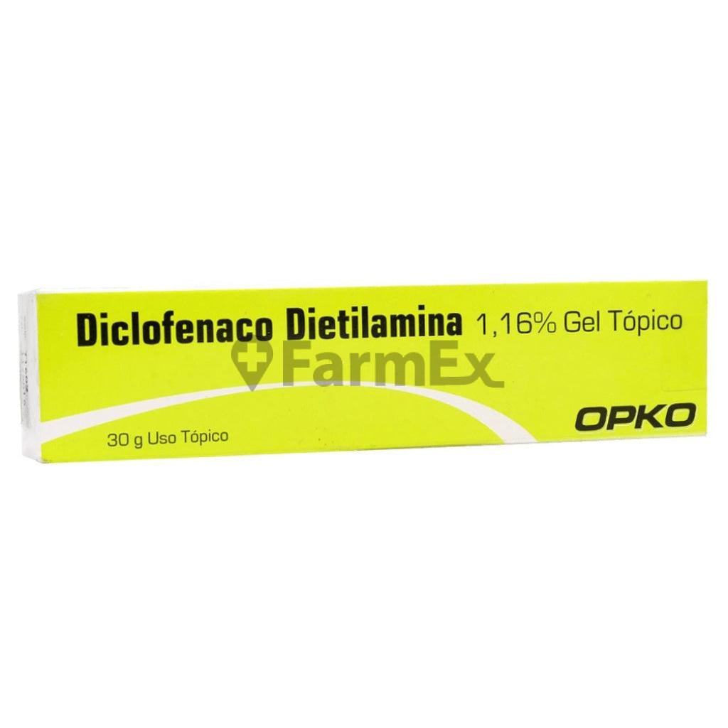 Diclofenaco Dietilamina 1,16 % Gel Topico x 30 g OPKO 