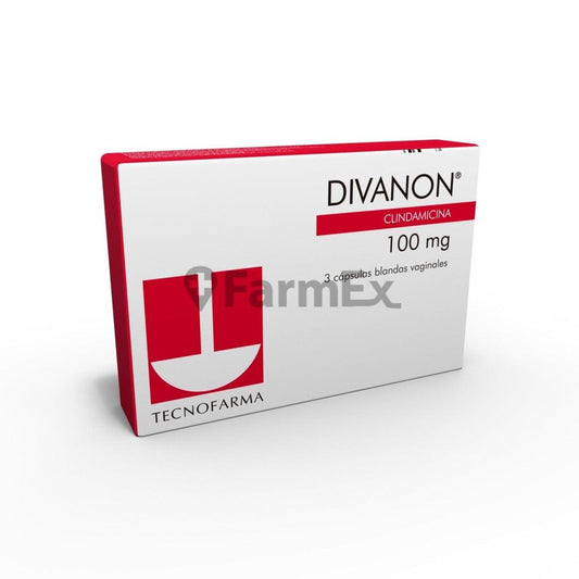 Divanon 100 mg x 3 ovulos vaginales TECNOFARMA