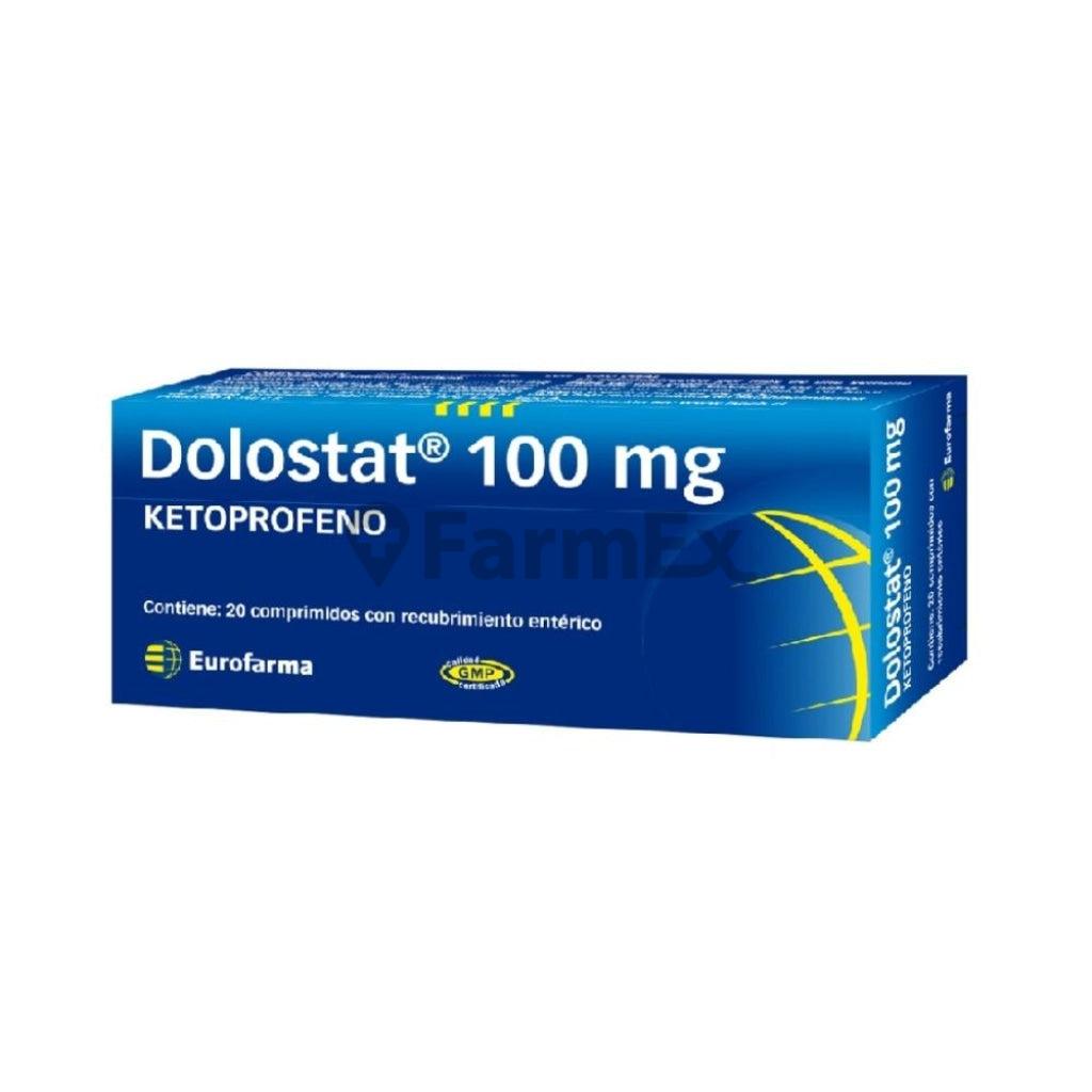 Dolostat 100 mg. x 20 Comprimidos Recubiertos. EUROFARMA 