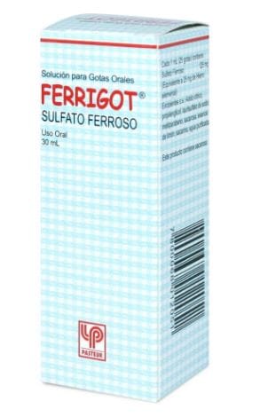 Ferrigot "Sulfato Ferroso" Gotas x 30 ml