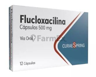 Flucloxacilina 500mg x 12 Cápsulas "Ley Cenabast" Curae Spring