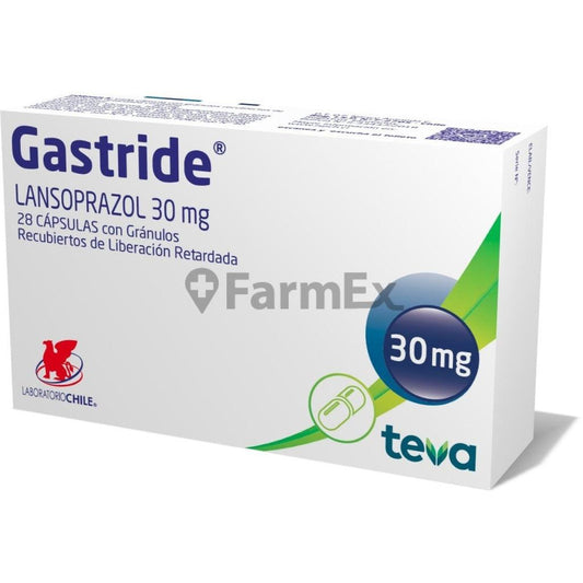 Gastride 30 mg x 28 comprimidos LAB. CHILE
