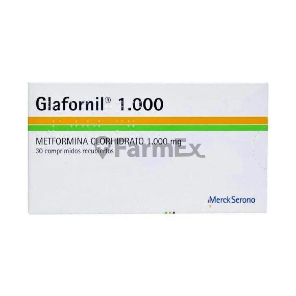 Glafornil Metformina 1000 mg x 30 comprimidos MERCK 