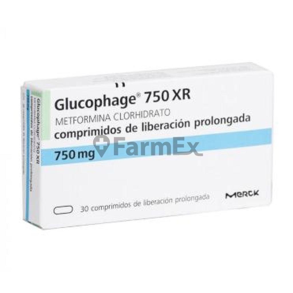 Glucophage XR 750 mg x 30 comp Merck