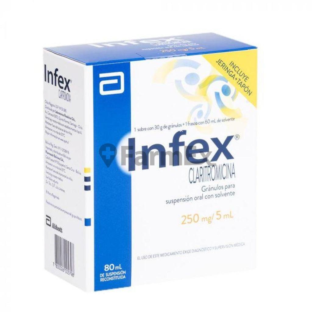 Infex Suspensión 250 mg / 5 ml x 80 ml ABBOTT
