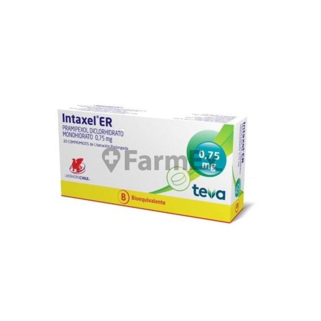 Intaxel ER 0.75 mg x 30 comprimidos LAB. CHILE