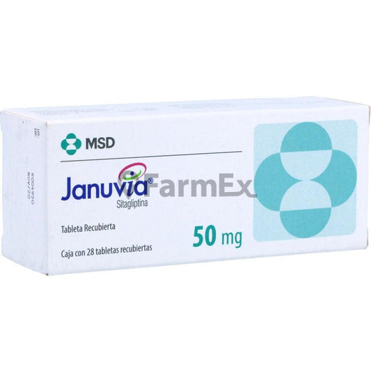 Januvia 50 mg x 28 comprimidos MSD
