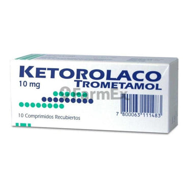 Ketorolaco 10 mg. x 10 Comprimidos MINTLAB