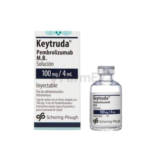 Keytruda 100 mg / 4 ml x 10 ml x 1 frasco MSD