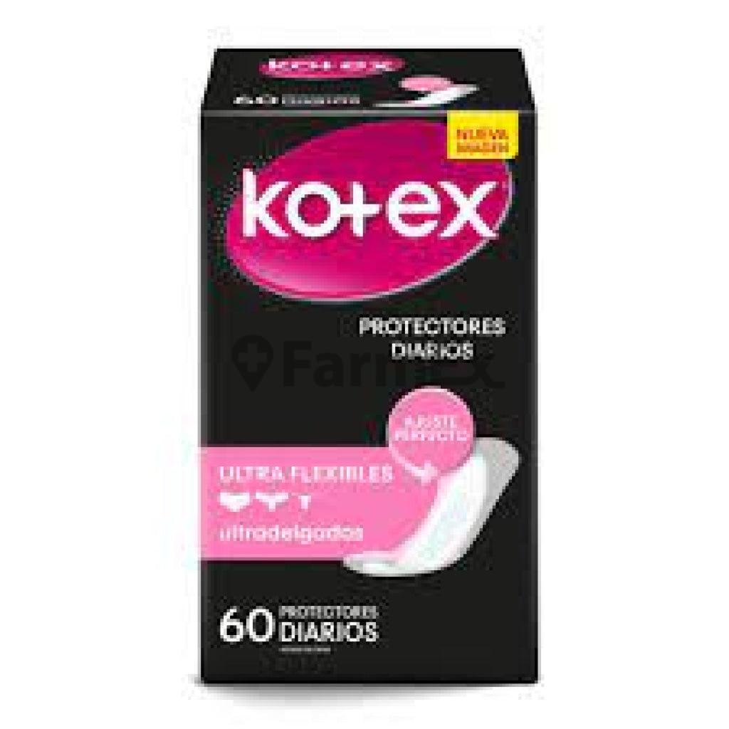 Kotex Protector Diario Ultradelgados x 60 unidades kotex