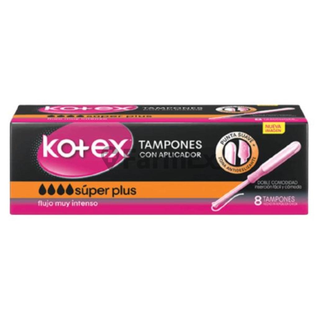 Kotex Tampon con aplicador Super Plus x 16 unidades kotex