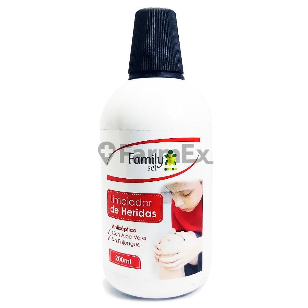 Limpiador de Heridas x 200 mL FAMILY- SET