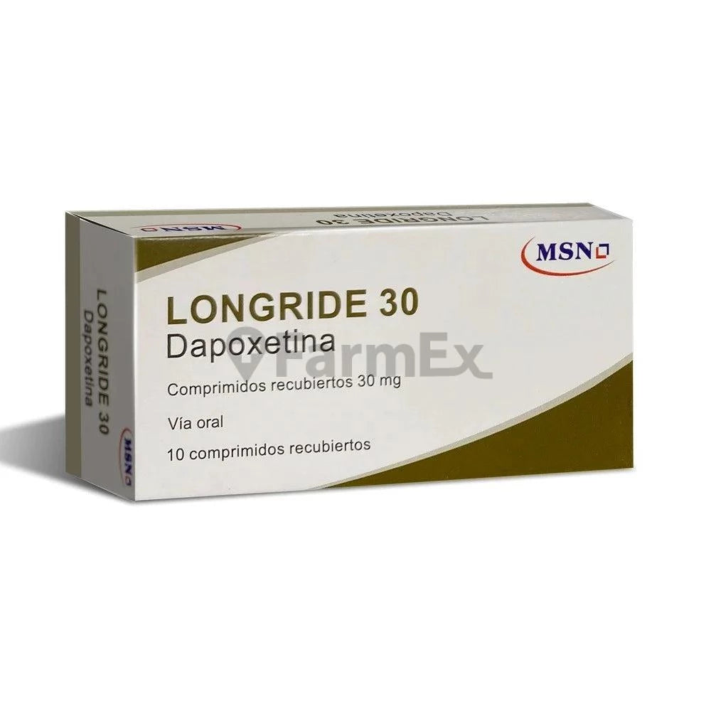 Longride 30 mg x 10 comprimidos MSN