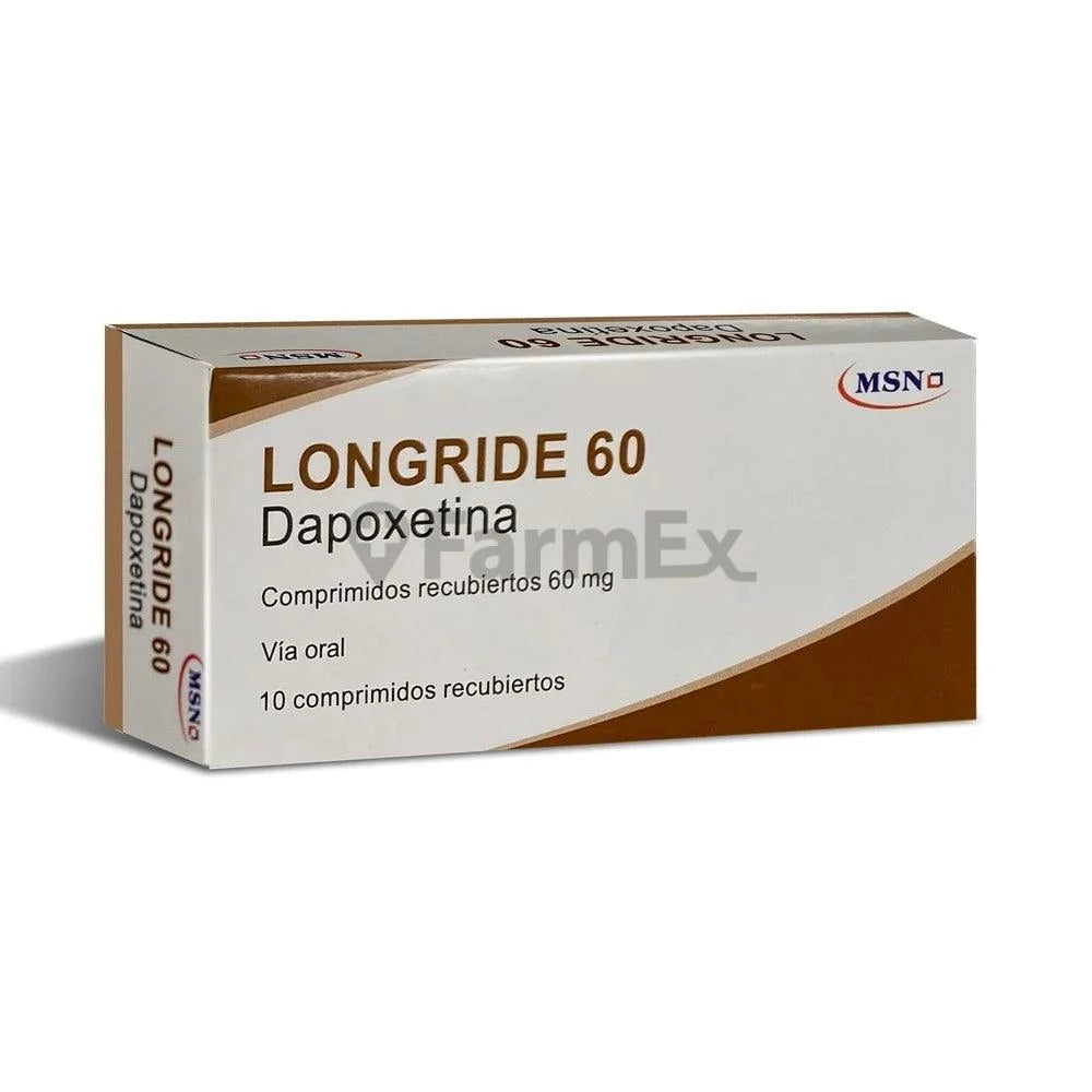 Longride 60 mg x 10 comprimidos MSN