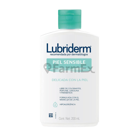 Lubriderm crema corporal "Piel Sensible" x 200 mL J&J