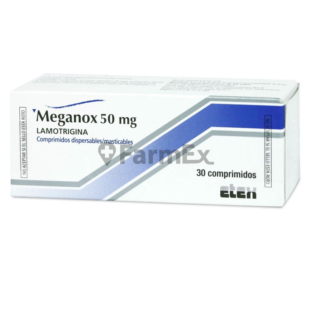Meganox 50 mg x 30 comprimidos ETEX