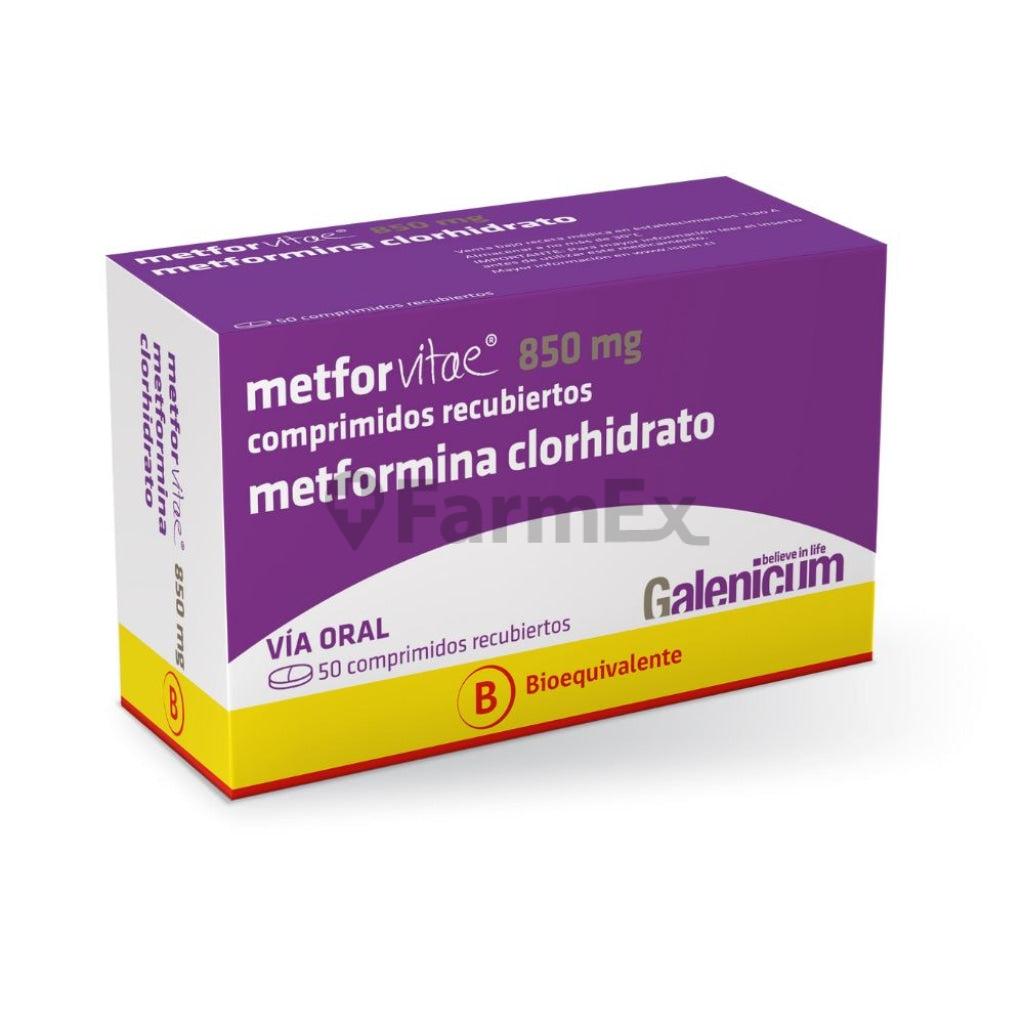 Metforvitae 850 mg x 50 comprimidos GALENICUM
