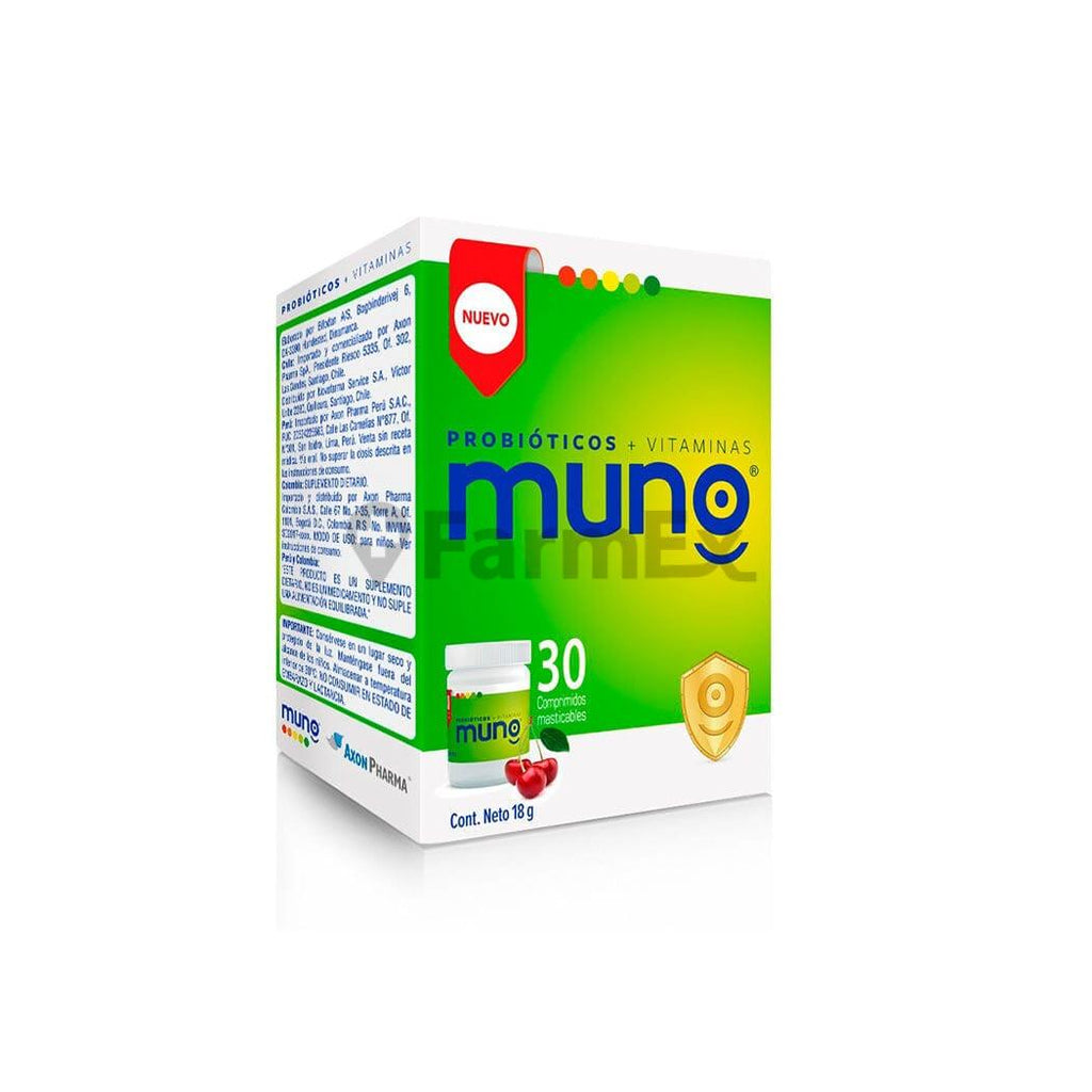 Muno Probióticos x 30 comprimidos AXON PHARMA
