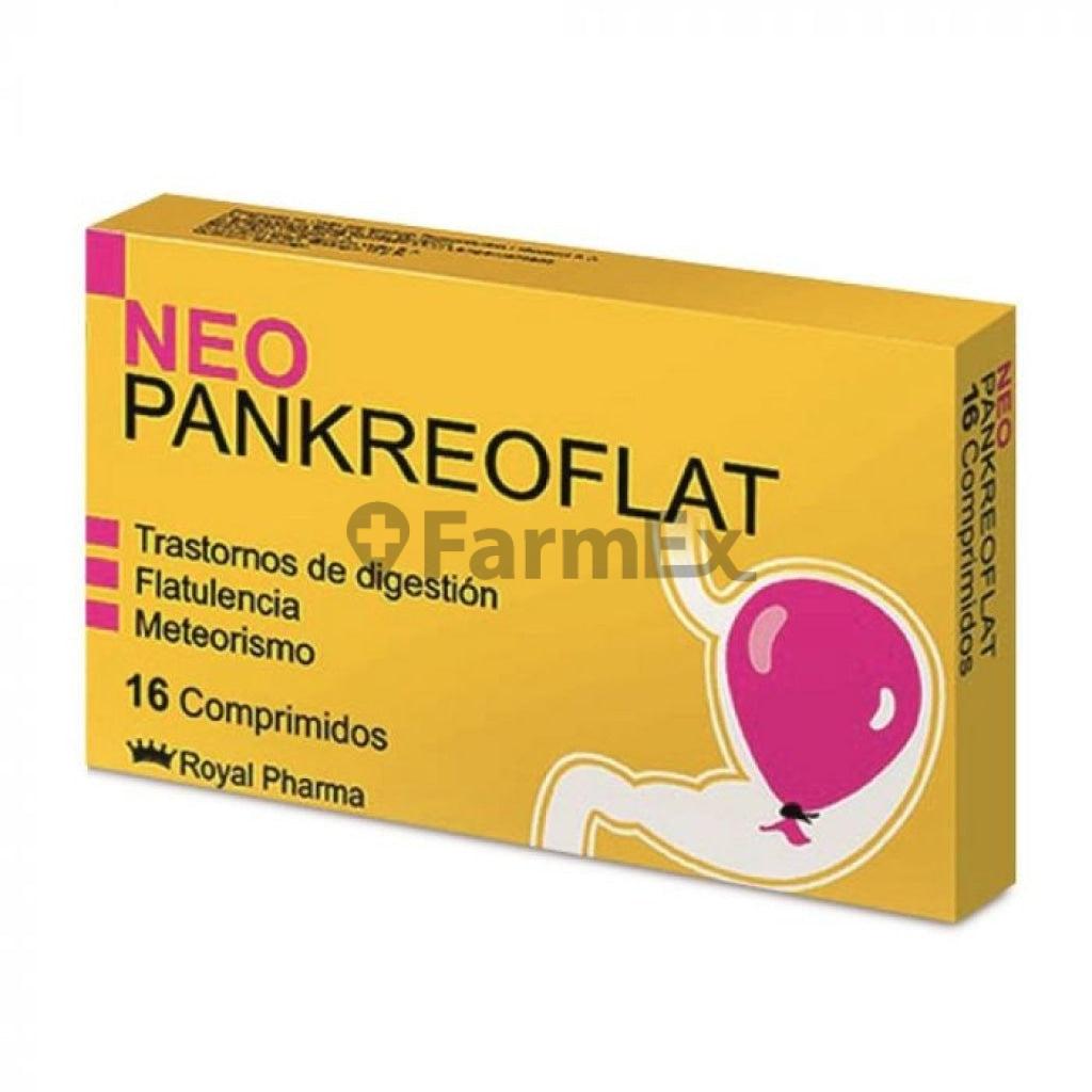 Neo Pankreoflat x 16 comprimidos (vencimiento agosto 2022) ROYAL PHARMA