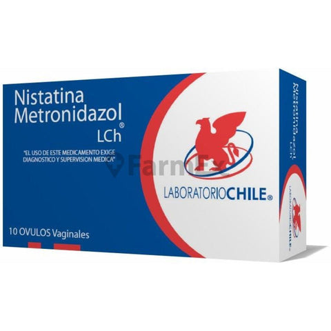 Nistatina Metronidazol x 10 Óvulos LABORATORIO CHILE