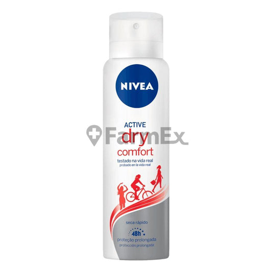 Nivea Aerosol "Active Dry Comfort 48H" x 150 mL BEIERSDORF