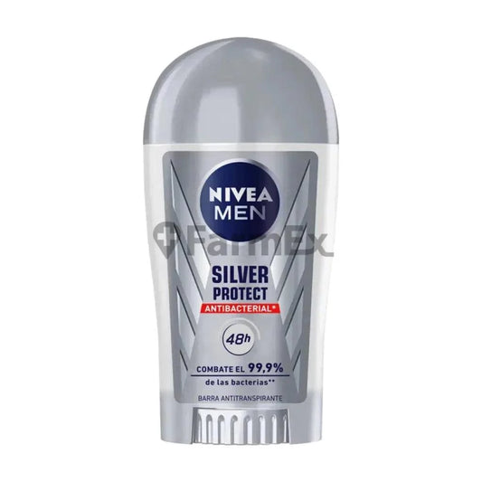 Nivea Men Desodorante en Barra "Silver protect Antibacterial" 48H x 43 g BEIERSDORF