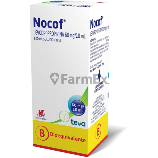 Nocof Solucion Oral 60 mg / 10 ml x 120 ml CHILE