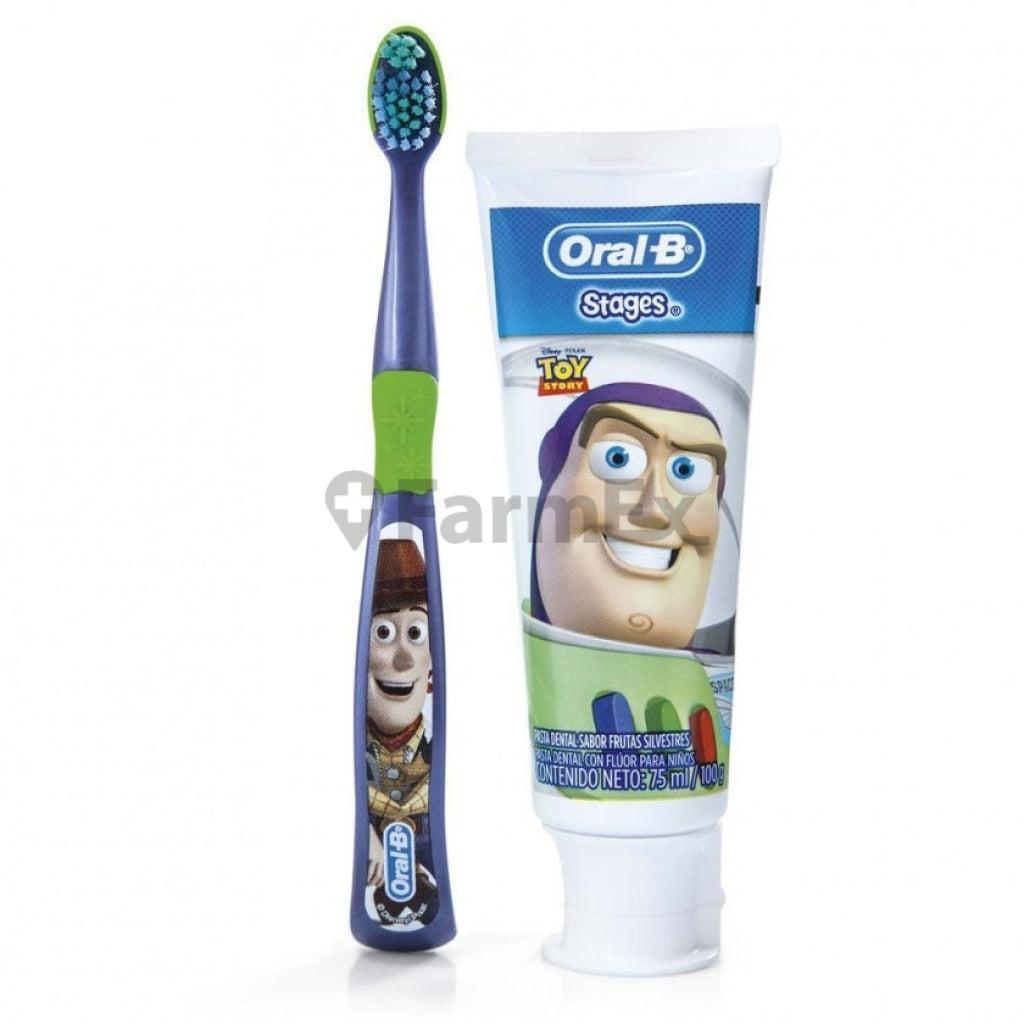 Oral B pack Cepillo Dental + Pasta sabor frutas silvestres ORAL-B