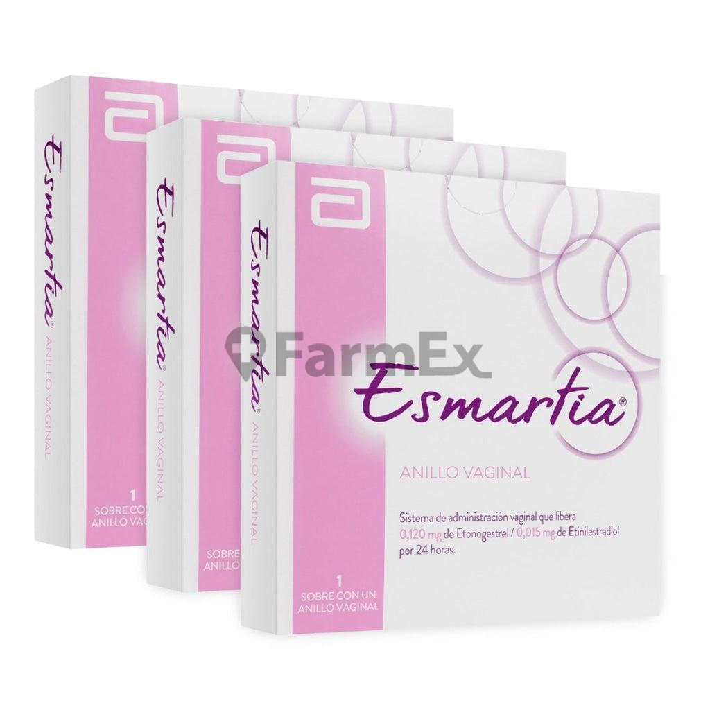 Pack Esmartia Anillo Vaginal x 1 unidad tratamiento 3 meses ABBOTT