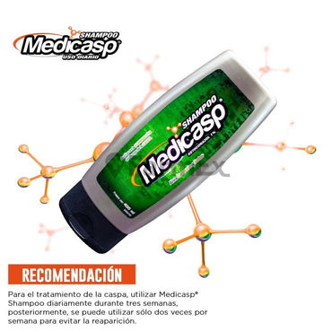 Pack Shampoo Medicasp x 130 ml GENOMMA